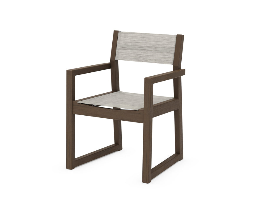 POLYWOOD® EDGE Sling Dining Arm Chair