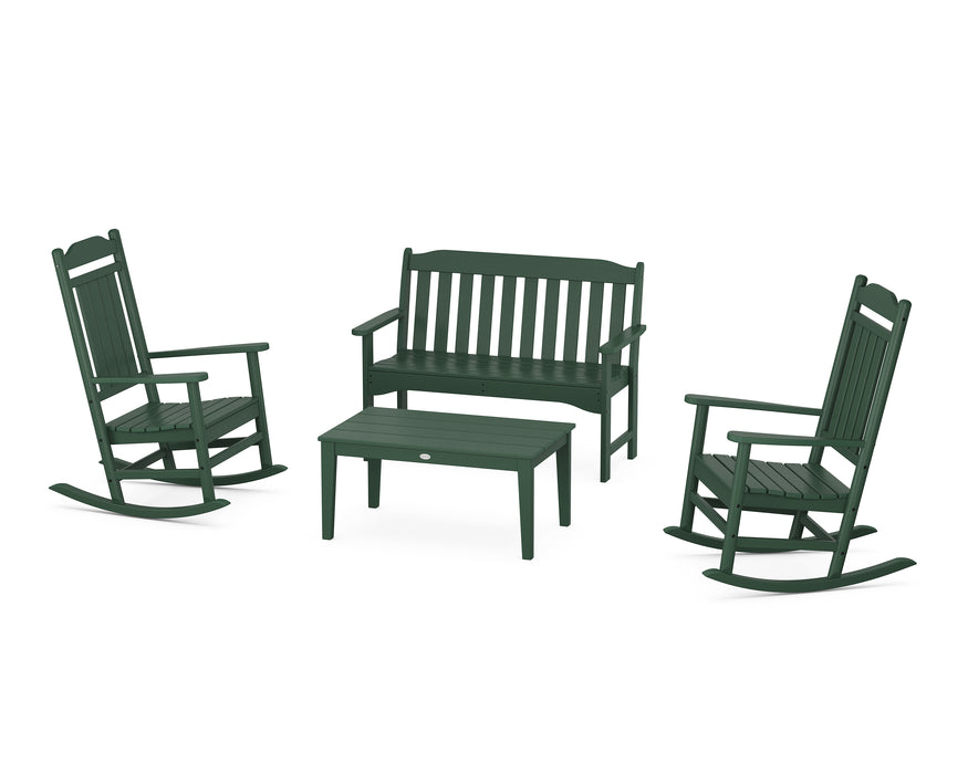 Country Living by POLYWOOD Legacy Rocking Chair 4-Piece Porch Set 