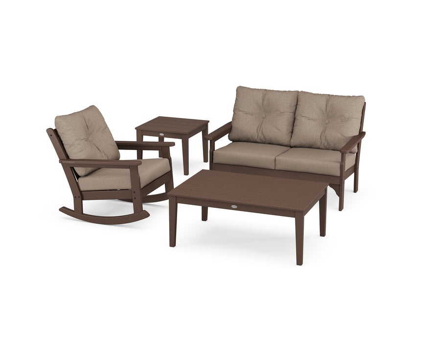 POLYWOOD Vineyard 4-Piece Deep Seating Rocker Set — Outdoor Rooms by Design