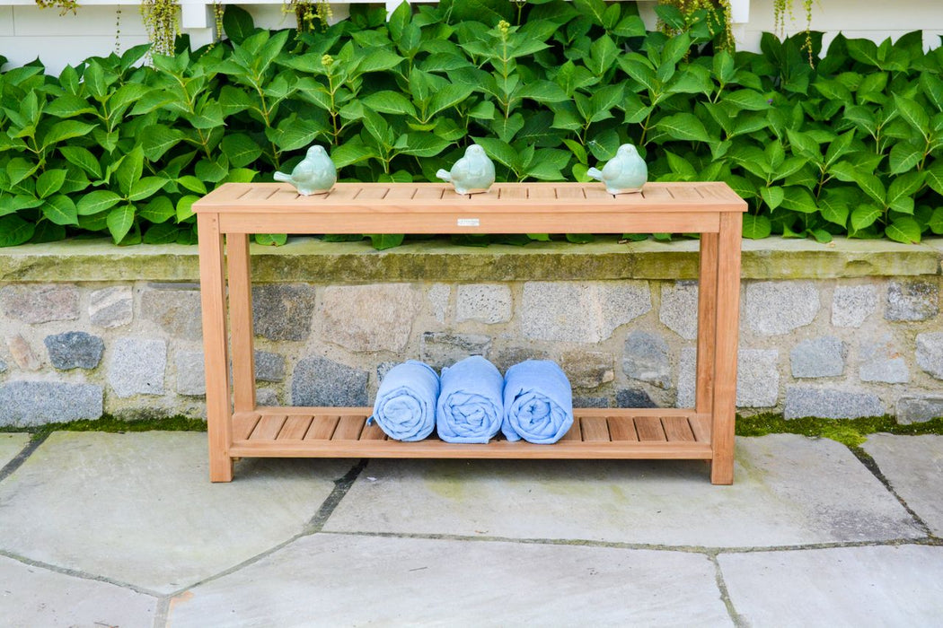 Three Birds Casual Newport Console Table with lower Shelf 60"