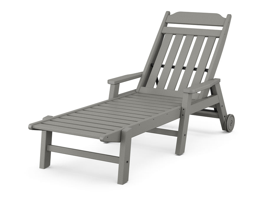 Country Living by POLYWOOD Chaise with Arms and Wheels