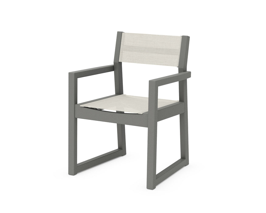 POLYWOOD® EDGE Sling Dining Arm Chair