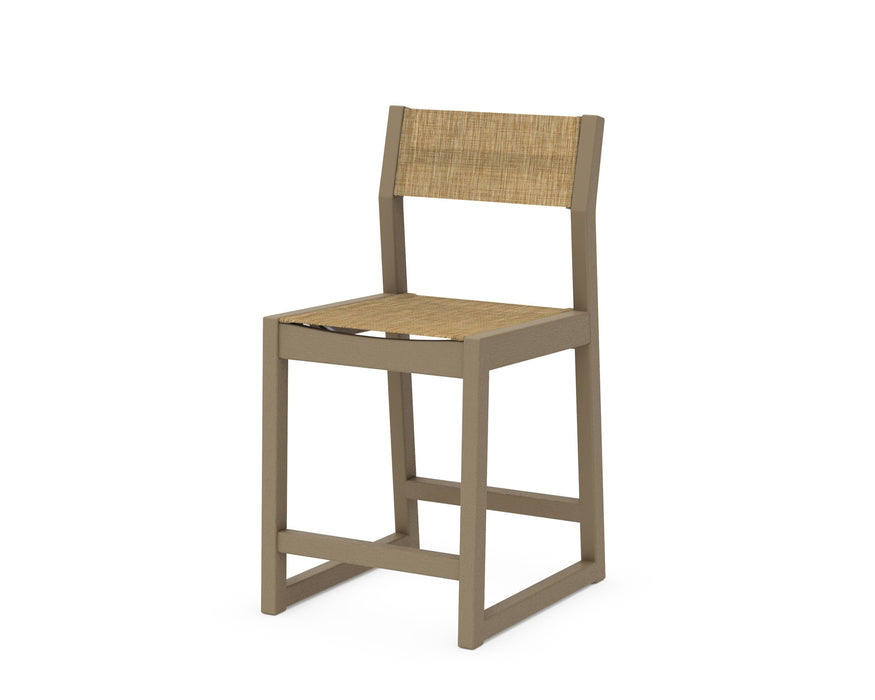 POLYWOOD® EDGE Sling Counter Side Chair