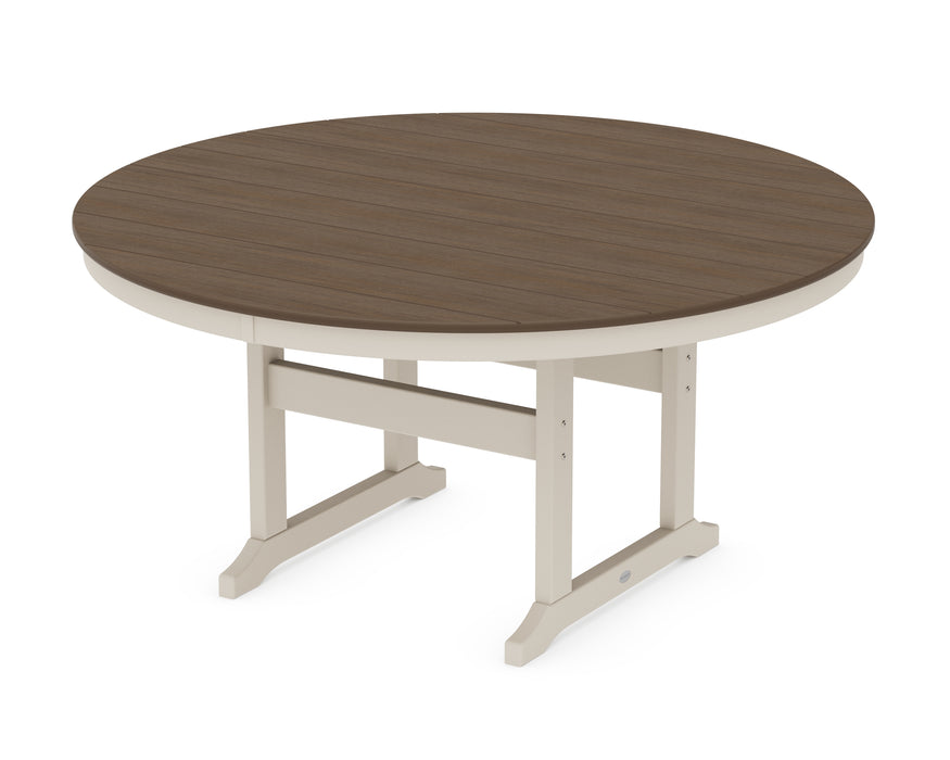 POLYWOOD® 60” Round Farmhouse Dining Table