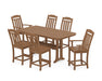 Country Living by POLYWOOD 7-Piece Counter Set with Trestle Legs