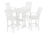 Country Living by POLYWOOD 5-Piece Farmhouse Bar Set with Trestle Legs