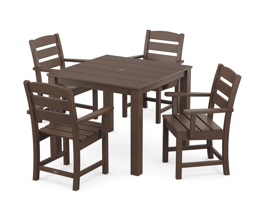 POLYWOOD Lakeside 5-Piece Parsons Dining Set