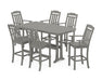 Country Living by POLYWOOD Arm Chair 7-Piece Bar Set with Trestle Legs
