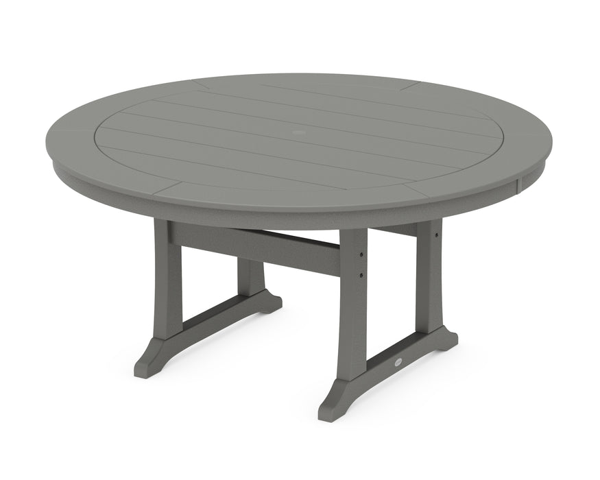 POLYWOOD® Nautical Trestle 60” Round Dining Table