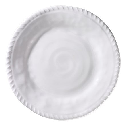 White Rope Salad Plate 8"