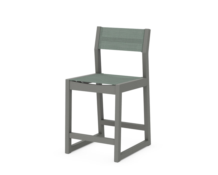 POLYWOOD® EDGE Sling Counter Side Chair
