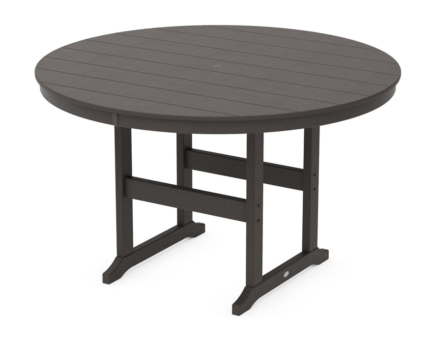 POLYWOOD® 60” Round Farmhouse Counter Table