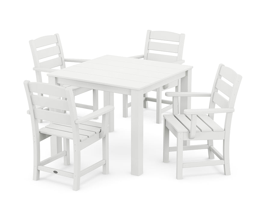 POLYWOOD Lakeside 5-Piece Parsons Dining Set