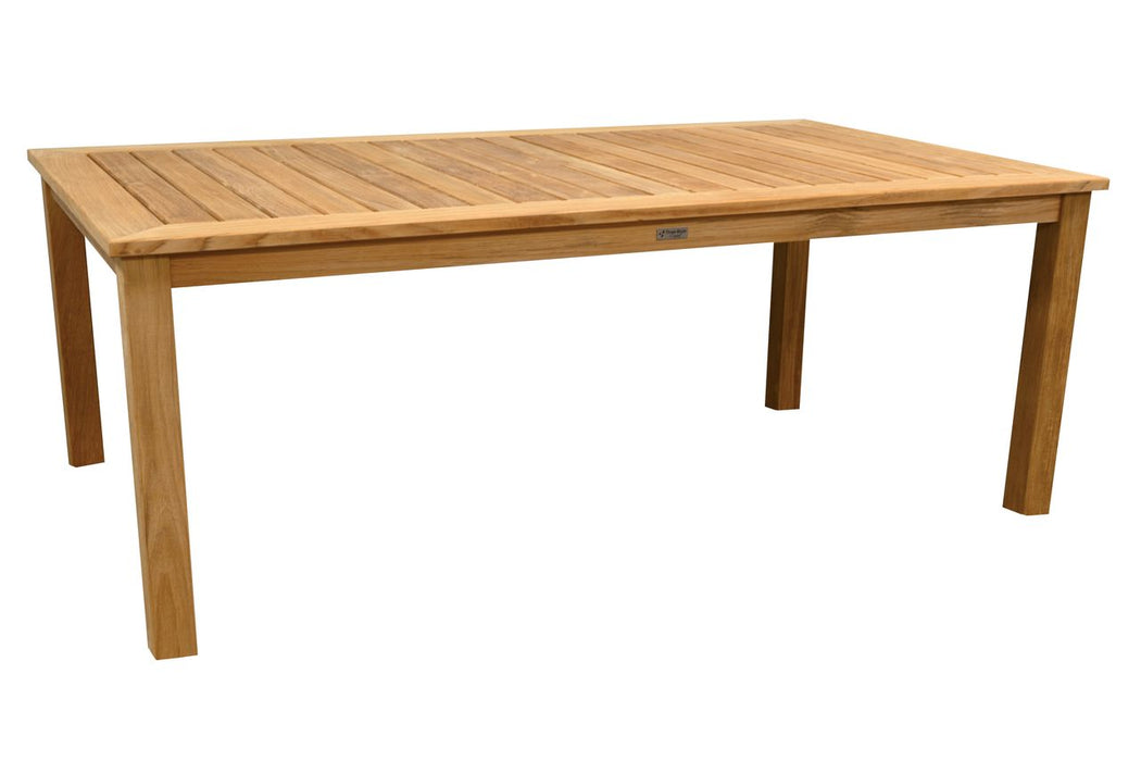 Three Birds Casual Newport Rectangle Dining Table 74"