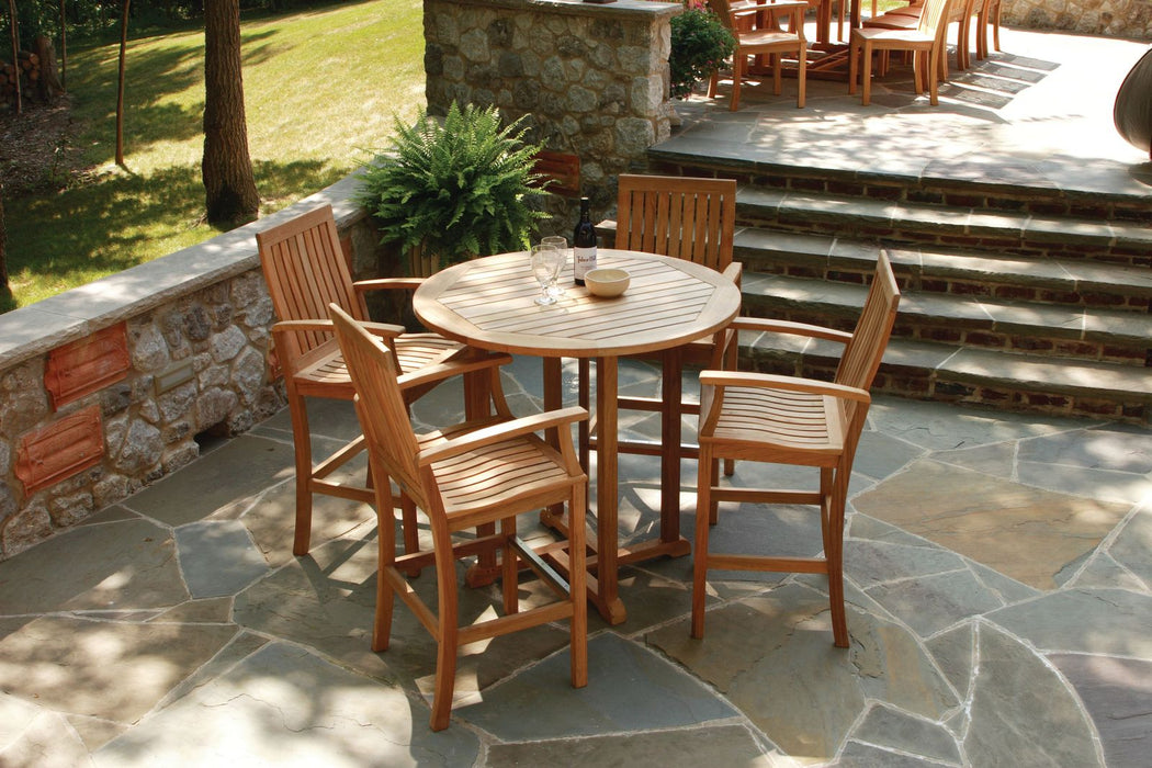 Three Birds Casual Oxford Round Bar Table 42"