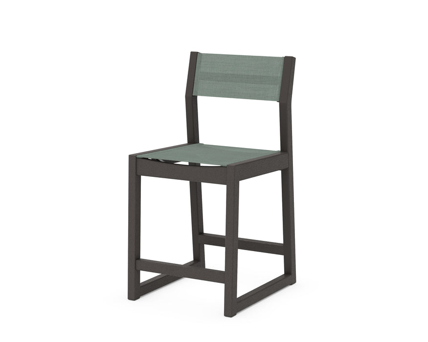 POLYWOOD® EDGE Sling Counter Side Chair
