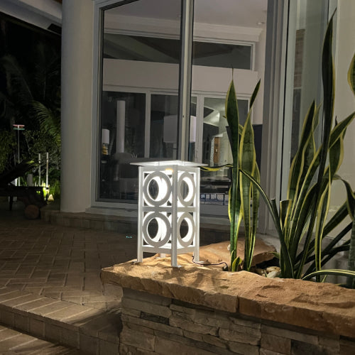 RadiantLight Circles Breeze Block Landscape Light - Garden Light