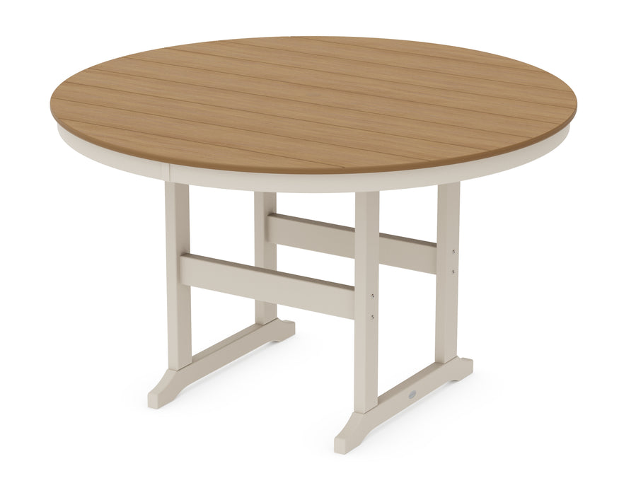 POLYWOOD® 60” Round Farmhouse Counter Table