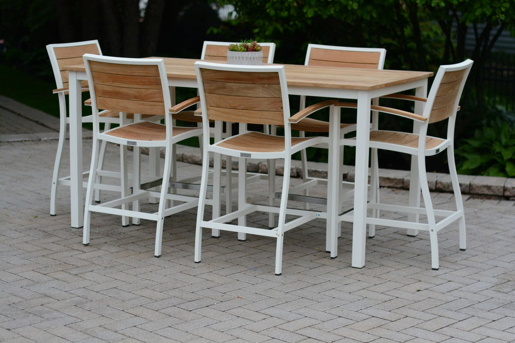 Three Birds Casual SoHo Rectangle Counter Height Table 72"