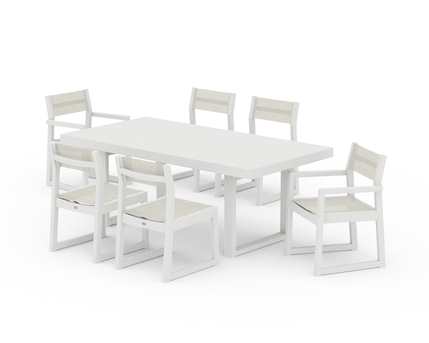 POLYWOOD® EDGE Sling 7-Piece Dining Set