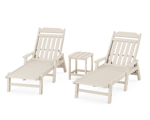 Country Living by POLYWOOD 3-Piece Chaise Set with Arms
