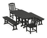 Country Living by POLYWOOD 5-Piece Dining Set with Benches