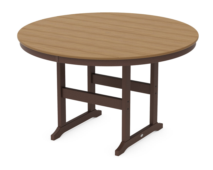 POLYWOOD® 60” Round Farmhouse Counter Table