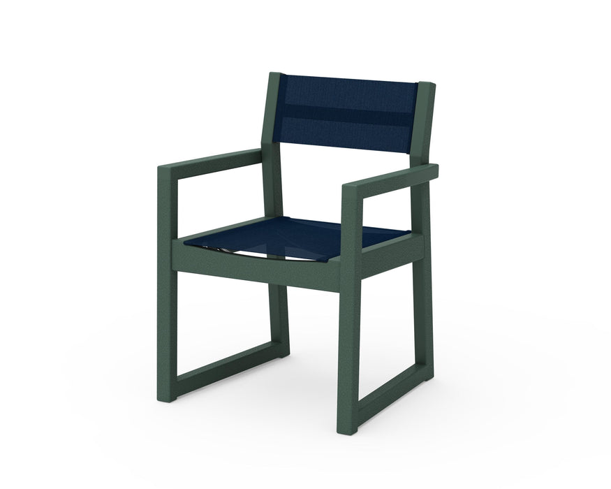 POLYWOOD® EDGE Sling Dining Arm Chair