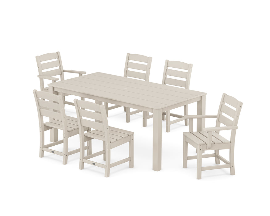 POLYWOOD Lakeside 7-Piece Parsons Dining Set