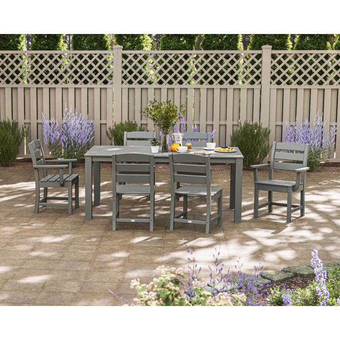 POLYWOOD Lakeside 7-Piece Parsons Dining Set