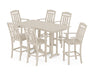 Country Living by POLYWOOD Arm Chair 7-Piece Farmhouse Bar Set