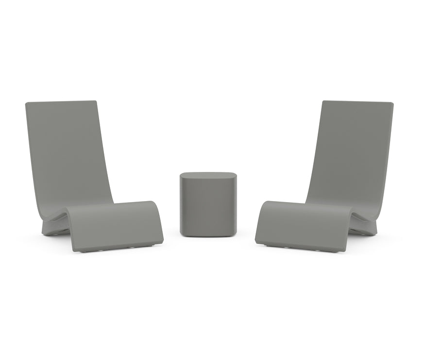 POLYWOOD® Laguna 3-Piece In-Pool Chair Lounge Set