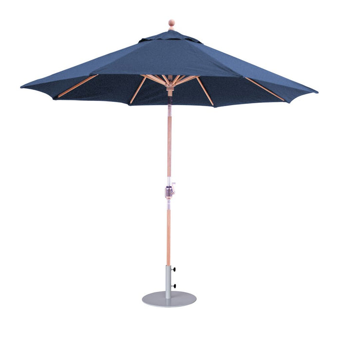 Three Birds Casual 9' Umbrella - Crank Lift With Rotational Tilt