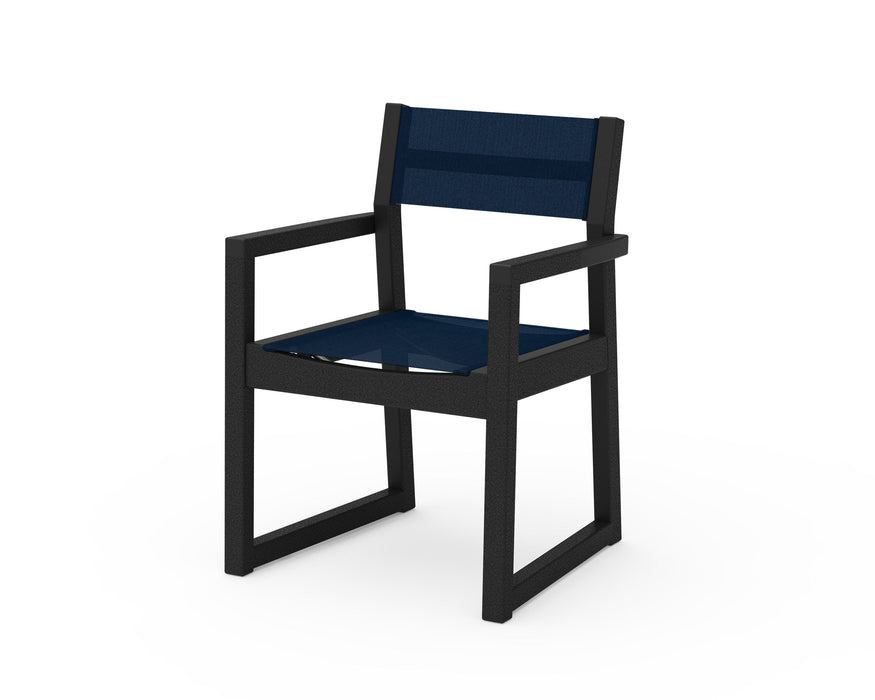 POLYWOOD® EDGE Sling Dining Arm Chair