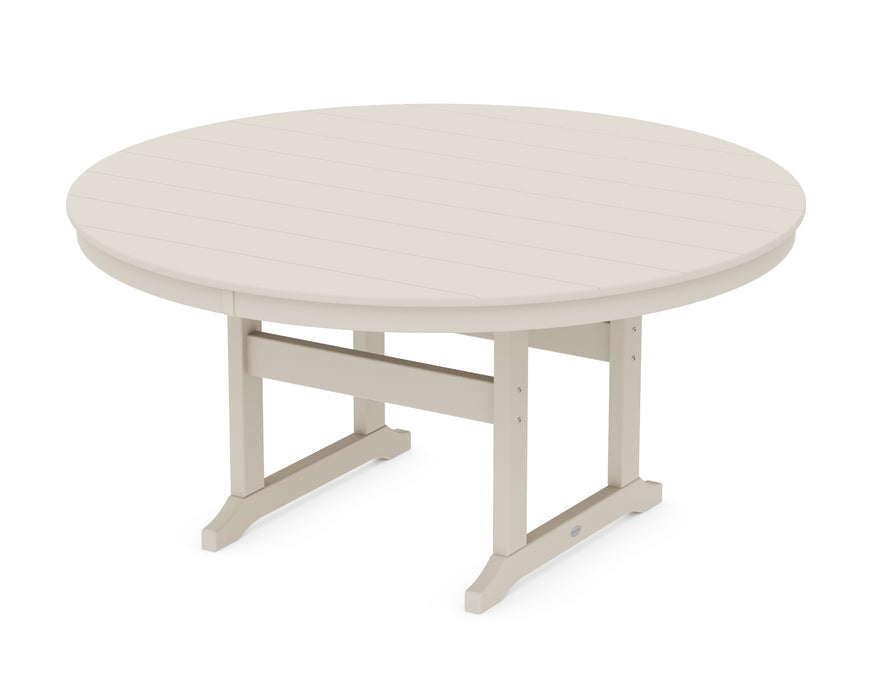 POLYWOOD® 60” Round Farmhouse Dining Table