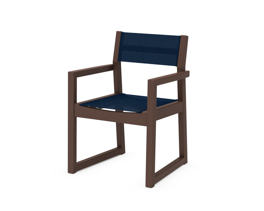 POLYWOOD® EDGE Sling Dining Arm Chair