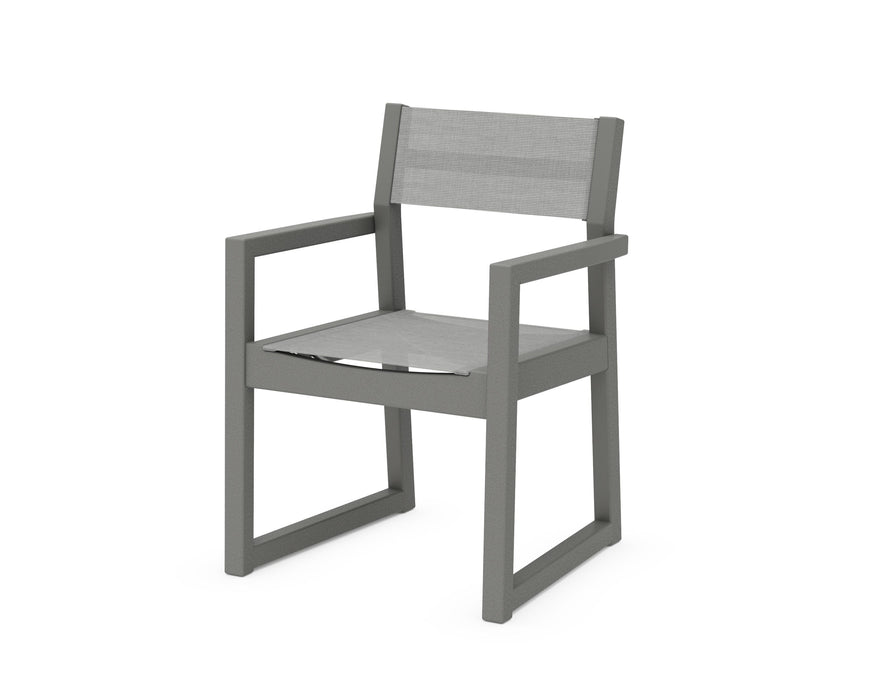 POLYWOOD® EDGE Sling Dining Arm Chair