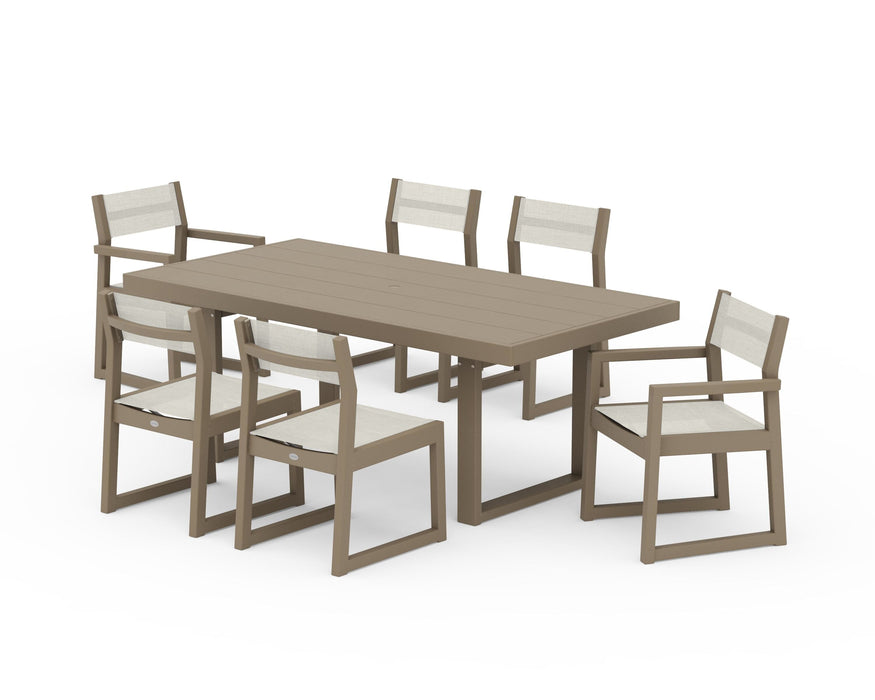 POLYWOOD® EDGE Sling 7-Piece Dining Set