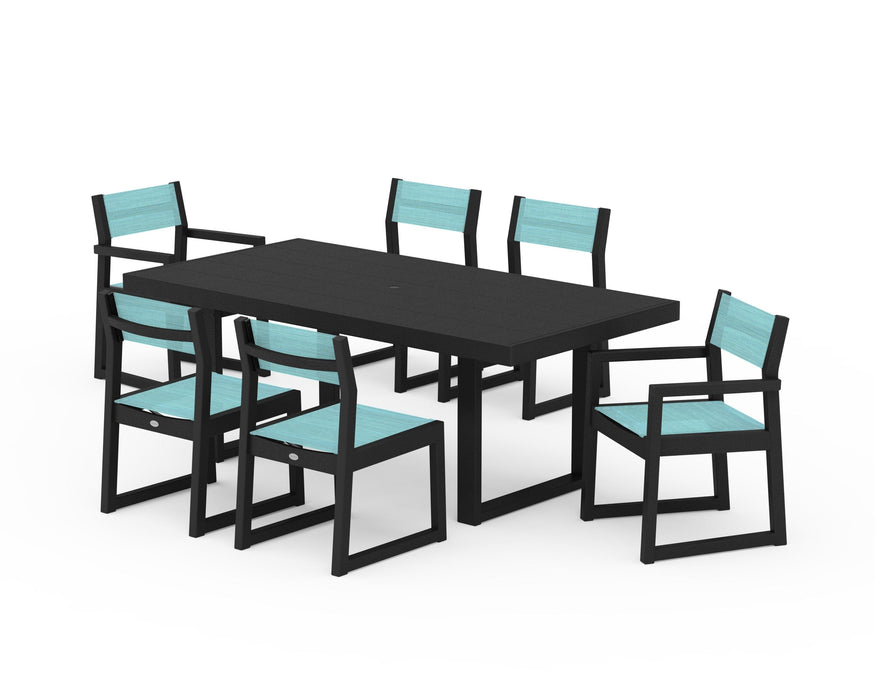 POLYWOOD® EDGE Sling 7-Piece Dining Set