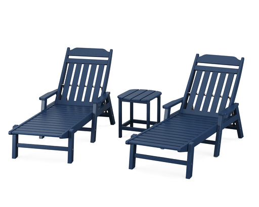 Country Living by POLYWOOD 3-Piece Chaise Set with Arms