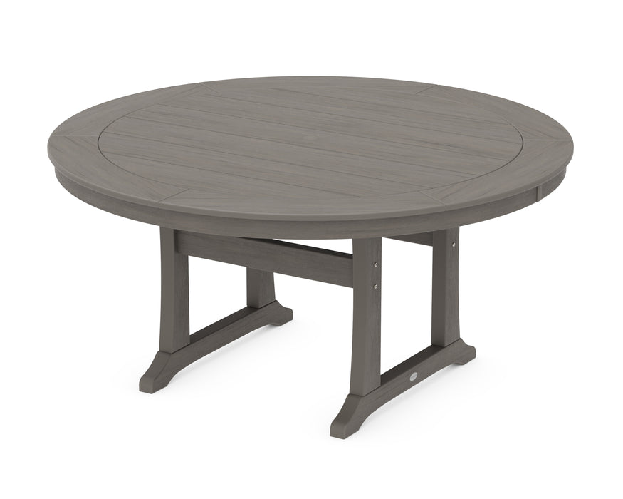 POLYWOOD® Nautical Trestle 60” Round Dining Table