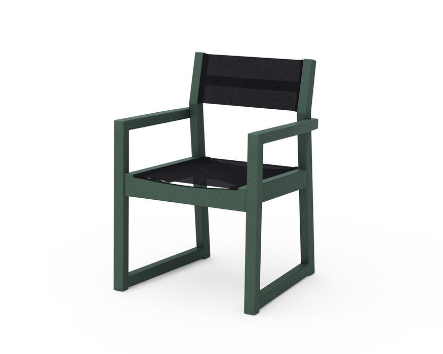 POLYWOOD® EDGE Sling Dining Arm Chair