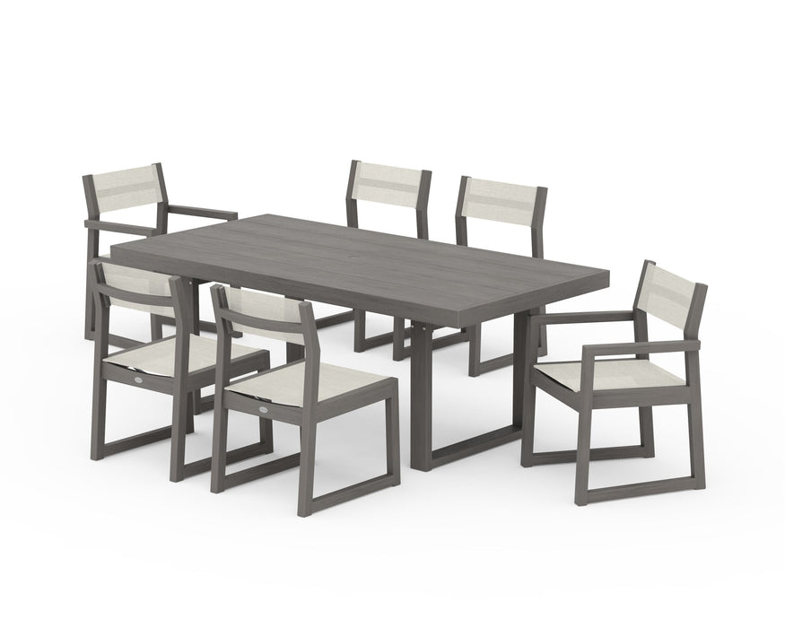 POLYWOOD® EDGE Sling 7-Piece Dining Set