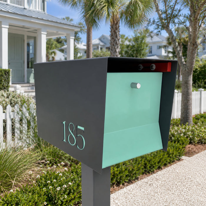UptownBox-2.0 in DESIGNER GREY - Modern Mailbox