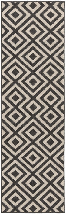 Spilsby Black Trellis Outdoor Rug