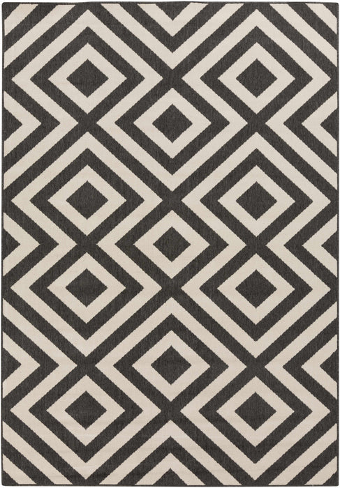 Spilsby Black Trellis Outdoor Rug