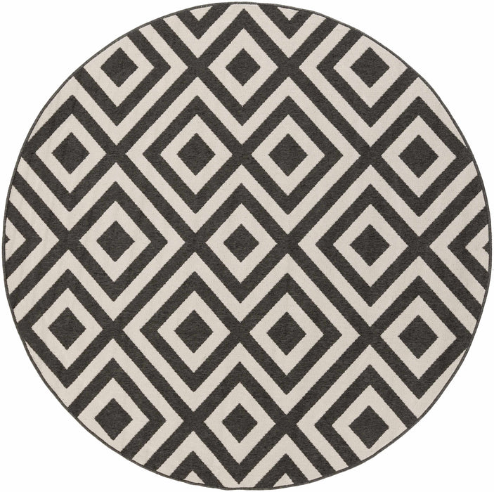 Spilsby Black Trellis Outdoor Rug