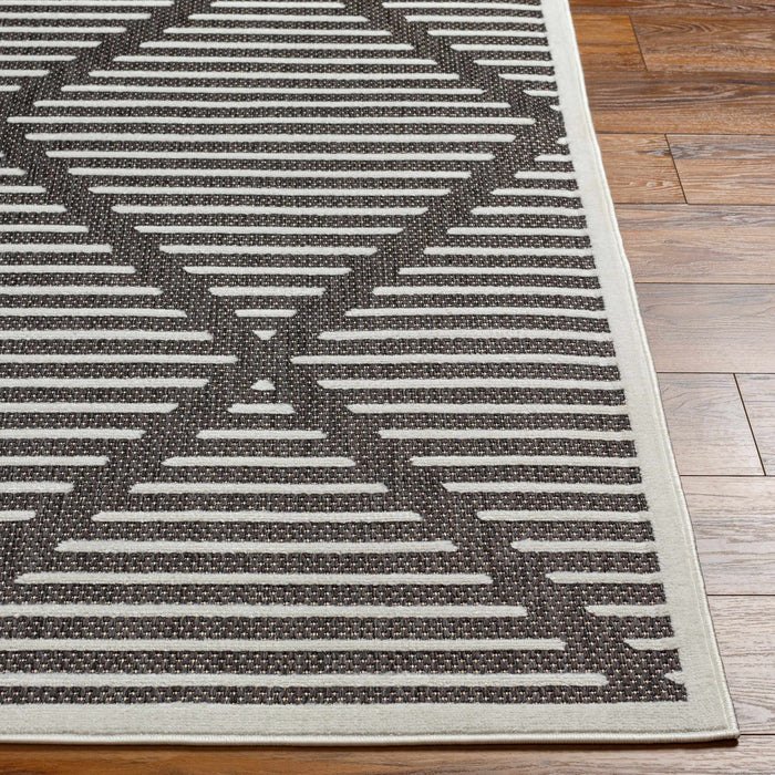 Anah Black Outdoor Rug