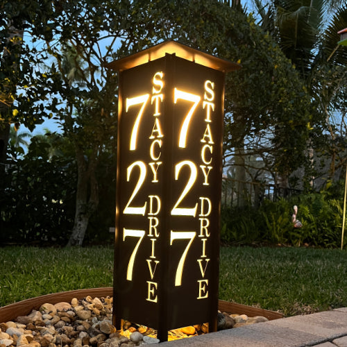 RadiantLight 27" ADDRESS MARKER Landscape Light - Garden Light