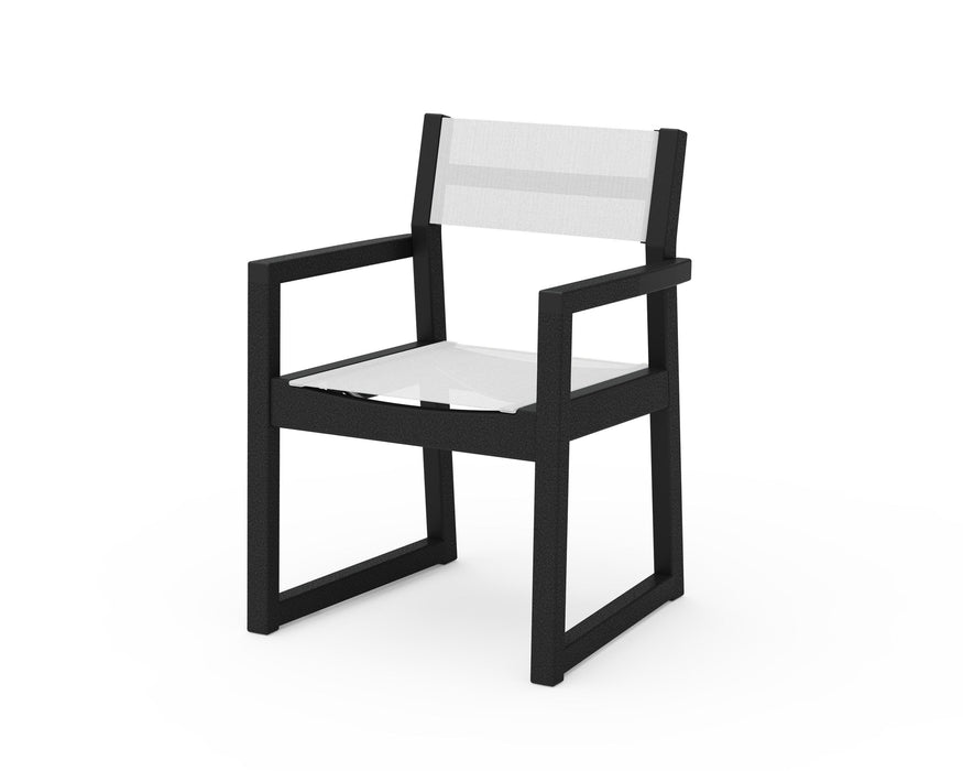 POLYWOOD® EDGE Sling Dining Arm Chair